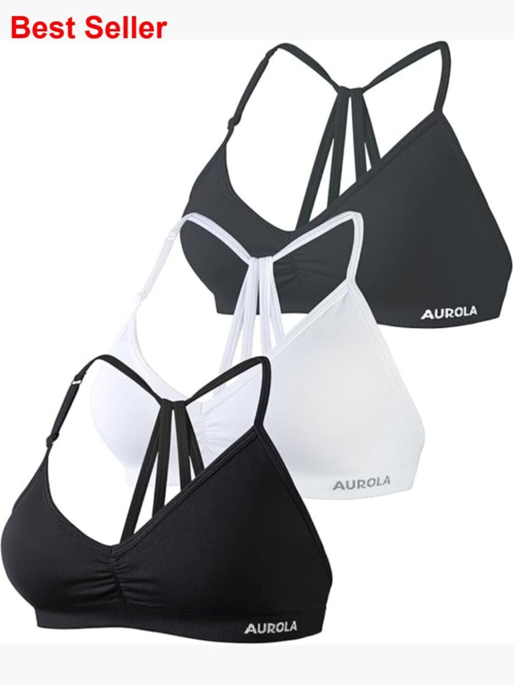 Removable Padded Backless Strapy Minimal Crop Top Sports Bra